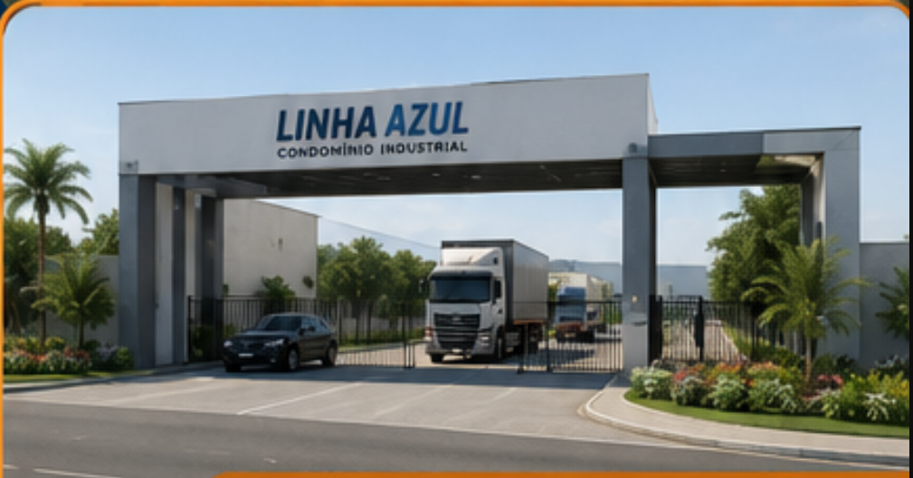 Portaria do Condomínio Industrial Linha Azul